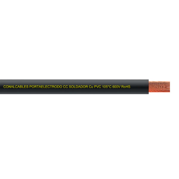 Cable Portaelectrodo Soldador Cu PVC VW-1 105°C 600V RoHS - Image 2