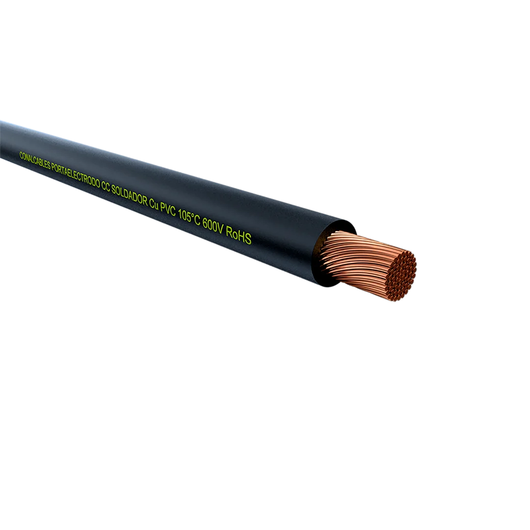 Cable Portaelectrodo Soldador Cu PVC VW-1 105°C 600V RoHS